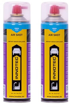 MP Produkt Innotec Air Shot Fresh, 2 pezzi di profumo istantaneo, spray profumato di alta qualità, profumo speciale con solventi organici, 100% senza silicone