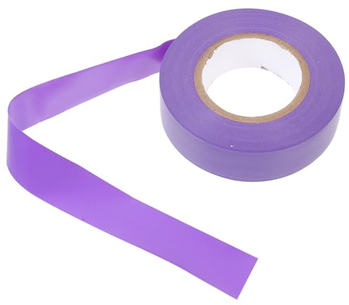 SOLUSTRE Lila Selbstklebendes Isolierband Professionelles Isolierband Für Drähte Isolierbandrolle Für Kabelumwicklung Und Isolationsschutz