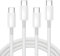 2 Pack USB C to USB C Fast Charging Cable 1M for iPhone 15/Pro/Mini/Max,60W iPhone 15 Charger Cable for MacBook/iPad Air/Mini/Pro/Samsung 23+/23/22+/22