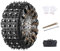 Reifenketten für J-eep Grand Cherokee SRT, Einstellbare Auto Schneeketten Anti-Rutsch-Kette, Reifen Traktionskette Traktionsband Anti-Rutsch Kabelbinder Sicherheitsketten,Black-B-6 Piece