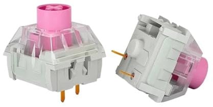 Box Silent Switch Mechanical Keyboard diy RGB SMD Brown switch IP56 Compatible Cherry MX 3pin NWPNLXEA(BOX Silent Pink,70PCS)