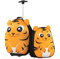 SOARS Kinderkoffer 16” & Rucksack 12”, Kindertrolley mit Rollen & Teleskopgriff, 2tlg. Kinderkoffer Set, Kindergepäck, Reisekoffer Kinder Jungen & Mädchen, für Spielzeug, Kleidung (Tiger)