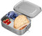 Brotdose Edelstahl mit 3 Fächern und Dichtring,1200ml Lunchbox Auslaufsicher,Vesperdose Butterbrotdose Lässig Brotdose Jausenbox Brotbox Metall für Erwachsene & Kinder Kindergarten Kita Schule