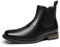 Bruno Marc Stivali da Uomo Chelsea Classici Indossabili Leggeri Slip-on Stivali in Pelle Vintage Ankle Stivaletto Uomo,Size 43,Nero-Pu,BMUMAB2402
