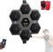 Vicyol S&D Boxmaschine Music Boxing Machine, Elektronische Musik Boxmaschine, PU-Wandbox-Trainingsgerät, LED-Boxpad mit Boxhandschuhen, Lichter Im Rhythmus der Musik, Bluetooth.(2 Mode, 45x45x5 cm)