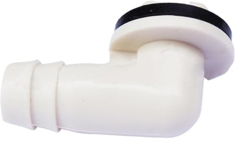 Unidad externa de 15 mm – Conector de manguera de desagüe – Aire acondicionado PVC Codo – con anillo de goma | Boquilla de salida de aire acondicionado, adaptador de drenaje de corriente