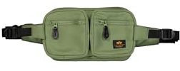 Alpha Industries Herren Label 1.5L Gürteltasche, Sage-Green