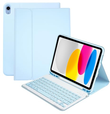SXNIWBAI Funda con Teclado para iPad 11ª Generación (A16) 11 2025