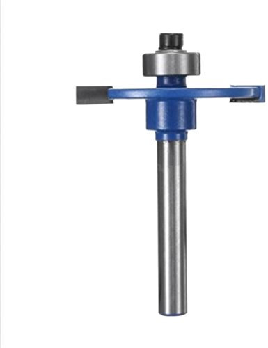 Woodworking Biscuit Joint Slot Cutter Jointing/Slotting Router Bit 1/4inch Shank
