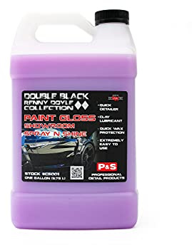 P & S PROFESSIONAL DETAIL PRODUCTS Paint Gloss Showroom Spray N Shine - Professional Car Detailing Spray with Excellent Clay Lubricant, Removes Dirt, Fingerprints, Dust, and Smudges - 1 Gallon