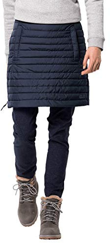 Jack Wolfskin Damen Iceguard Skirt Winterrock Wind- und Wasserabweisend winddichter Rock, Midnight Blue, XS