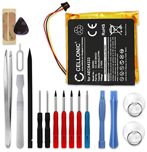 CELLONIC, Battery for Headset compatible with Beats Studio 3.0, Studio 2.0 (560mAh, 3.7V) + Tool-kit Replacement battery AEC643333, PA-BT05