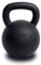 SUPRFIT - Econ Professional Kettlebell 36Kg - Pulverbeschichtete Kugelhantel aus massivem Gusseisen für Fitness, Crossfit & Krafttraining - Schwarze Kettlebells Hantel für Homegym und Fitnessstudios
