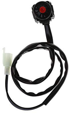 Xuniu Moto Double Sport Dirt Quad Start Klaxon Kill Off Bouton D'interrupteur Jaune 2.6x2.5x5.5cm