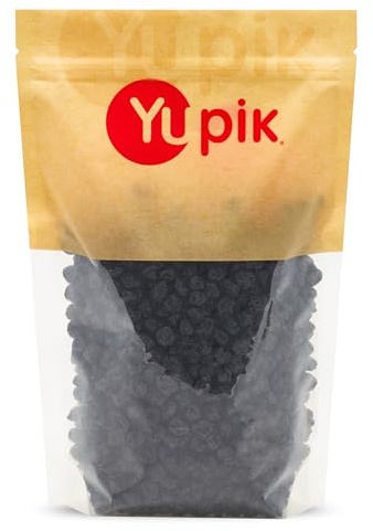 Yupik Dried Blueberries, 2.2 lb (35.2 oz), Gluten-Free, Kosher, Sweet Dried Fruits, Whole Berries, No Sulphites, Source of Fiber & Vitamins, Healthy Snacks, Ideal for Baking & Topping