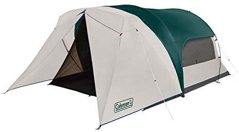 Coleman Unisex – Erwachsene Wetterfeste Veranda Zelt, Evergreen, 6 Person