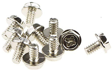 kenable M3.5mm Case Screws for Motherboard Riser QS: 10214 [10 Pack] [M3.5-10 PACK]