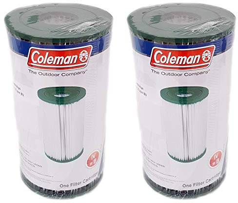 Coleman 90358E Lot de 2 cartouches de rechange pour pompe filtrante de piscine de type IV/Type B pour pompes filtrantes de 2 500 gallons par heure