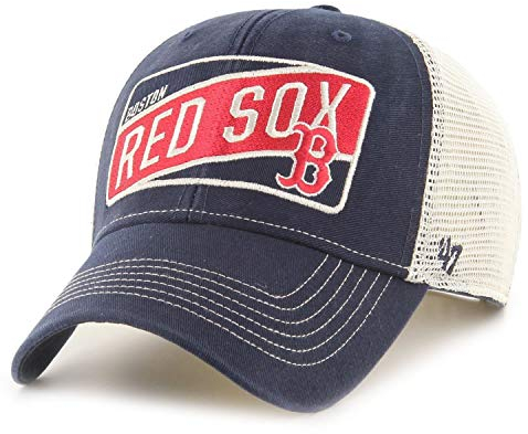 '47 Brand Trucker Snapback Cap - Vintage MLB Boston Red Sox
