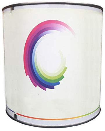 PVC/UPvc 1 Litre Paint Matt Finish Brush On Or Spray transform your pvc windows and doors (Chocolate Brown Ral 8017)