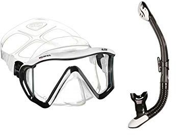 Mares i3 + Ergo Dry Maskenset Schnorchelset (schwarz-weiß/schwarz-weiß)
