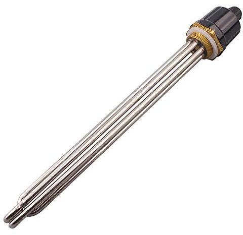 Élément chauffant 380V 12000W bride en acier inoxydable de 1,5 pouce avec anneau en silicone