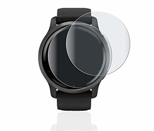 BROTECT Full-Cover Schutzfolie Matt für Garmin Venu 2 (2 Stück) - Full-Screen Displayschutz-Folie, 3D Curved, Anti-Reflexion