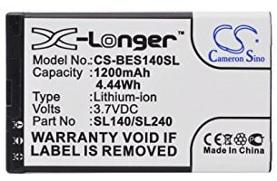 TCTK Akku 1200mAh Kompatibel mit [MyPhone] 6200, für [Evolveo] EP-600, für [Clarity] PAL, für [Doro] Primo 366, für [Bea-fon] SL140, SL240, SL360, für [Telekom] Speedphone 700 Ersetzt 380128, BS