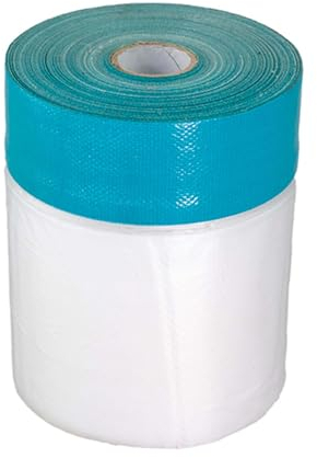 Dalsys TRUFA 18m UV Masker Extra 1,4m Film de Masquage Autocollant Ruban Transparent Peinture