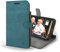 Snakehive Leather Wallet for iPhone 13 | Genuine Leather Wallet Phone Case with Card Holder | Flip Folio Case/Cover with Stand | Compatible with iPhone 13 | (Teal)