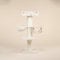 Arbres à Chat RHRQuality pour Grands Chats - Royalty Crown Plus - 158 cm de Haut - avec poteaux en sisal Extra épais de 20 cm - Crème