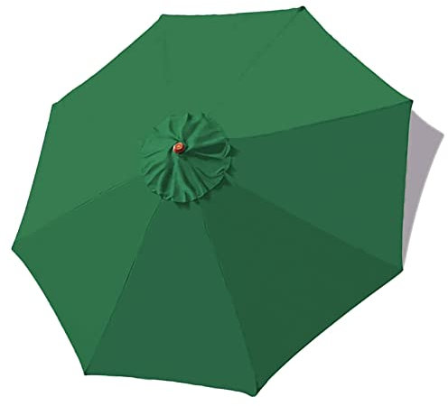 KDHKDFN Toile Parasol pour Parasol Déporté 3x3 8 Baleines De 142-147 Cm Environ De Long Chacune(Color:Vert)