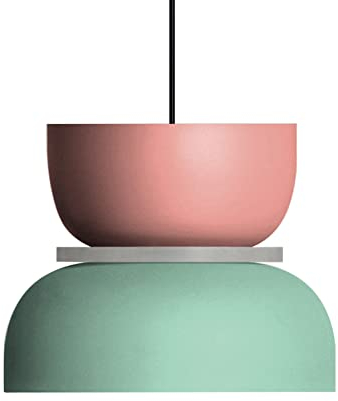 Nordic Modern Macaron Pendelleuchten Kreative Deckenleuchte Art Deco Pendelleuchte Kronleuchter für Restaurant Café Küche Insel Wohnzimmer Schlafzimmer (F)