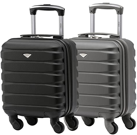 Flight Knight Leichte 4-Rad-abs-hartschalenkoffer Handgepack, Zugelassen Fur Uber 100 Fluggesellschaften, Einschließlich Easyjet & Maximale Große Fur Vueling & Wizz Air 40x30x20 cm