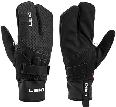 LEKI Cc Thermo Shark Lobster Schwarz, Thinsulate™ Fausthandschuh, Größe 8 - Farbe Black