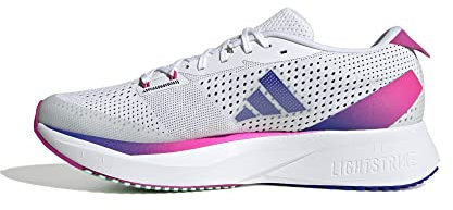 adidas Adizero SL, Zapatillas de Running Hombre, FTWR White/Lucid Blue/Lucid Fuchsia, 42 EU