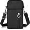 Aucuu Petit Sacoche Telephone Portable Femmes, Sac Téléphone Portable Femme avec Bandoulière Réglable, Oxford Tissu Crossbody Pochette Sacoche Running Armbag pour Téléphone 7''(avec Prise casque), #9