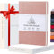 Beechmore Books A4 Sketchbook – 8.5x11 Premium Vegan Leather Bound Large Sketch Book Hardcover with 156 Thick 160gsm Perforated Ivory Pages, Blank Sketch Pad, Gift Boxed, Back Pocket, Ribbon Bookmark