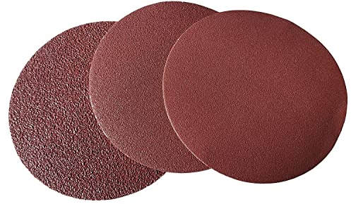 25-200 Stück Schleifscheibe Klett Schleifpapier rund Durchmesser 150mm P100 Körnung (100)