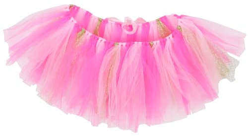 IMIKEYA Hochstuhl-Tutu-Rock Für Geburtstag Rosa-Gold Hochstuhl-Dekoration Geeignet Für Runde Und Rechteckige Tische Empfangstisch Desserttisch Kuchentisch Babyparty-partyzubehör