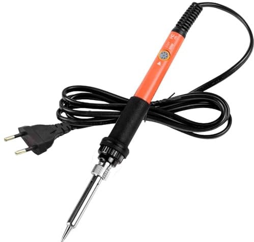 Soldador con cable, soldador electrónico profesional de 60 W, 200 ℃-450 ℃ para reparación de soldadura, reparación eléctrica, joyas, bricolaje