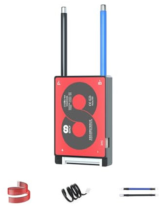 DALY 3S-24S BMS 15A to 200A Protection Board with Balancing Wire and Temperature Sensor for Lithium Battery Pack (Li-ion 16S 60V, 60A)