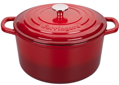 VORRINGARD Forno olandese in ghisa smaltata, 4,5 l, rosso