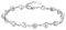 Comvastars Damen Herzarmband Silber - Diamant Zirkon Armband mit Verstellbarem Liebes Herz, Personalisiert für Frauen und Mädchen als Geschenk