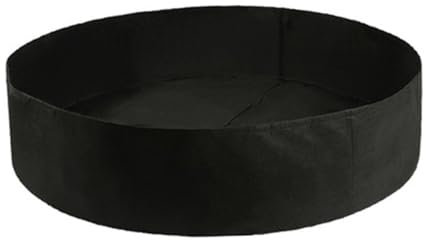 Jeorywoet Large Grow Bed Fabric Raised Garden Bed Round Planting Container Black Heavy Duty Felt for Planting Herb Flower Vegetable Large Grow Bed