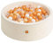 Dodozen Bällebad 90X30cm/200 Bälle ∅ 7Cm Bällepool Für Babys Kinder Rund,Superweicher Samt,Abnehmbar und waschbar,Goldene Sterne: Weiß/Transparent/Beige/Bronze