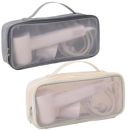 Integrity.1 Haartrockner Airwrap Tasche, wasserdichte Haartrockner-Aufbewahrungstasche, Tragbare Aufbewahrungstasche für Warmluftbürste Haartrockner, für Frisur-Werkzeug und Umfangreichem Zubehör