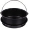Didiseaon 1ensemble Accessoires Air Fryer De Moules Acier Pour Gâteaux Et Pizzas Compatible Avec Friteuses Antiadhésif Et Résistant à Haute Température