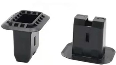 SHENGG 2 PCS Neue Kunststoff Halterung Clips HINTEN Sitzbank Rücksitz for 1K0886373C 1K0 886 373 C