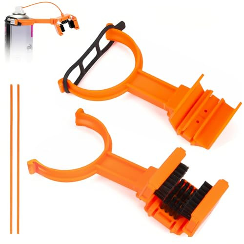 MidingChai Kettenreiniger Motorrad Set, Kettenbürste Motorrad und Kettenöler, Kettenreiniger Fahrradkette mit Applikator und Sprühdosenhalter, für 428/520/525/530 Ketten